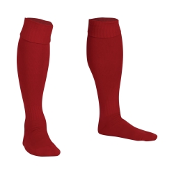 Premier Plain Football Socks Red