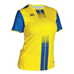 Vigo Womens Football Shirt Yellow/Royal