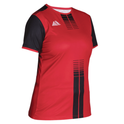 Vigo Womens Football Shirt Red/Black